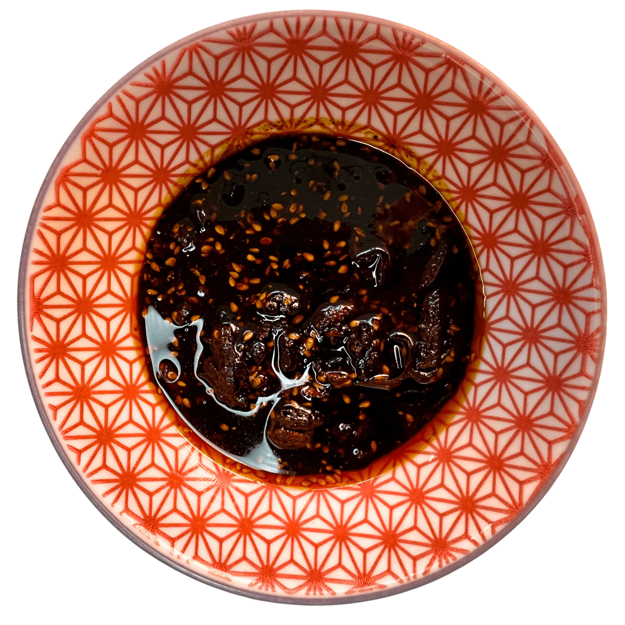 Close-up of Azabu Foods’ rich, textured umami condiment in a Japanese bowl